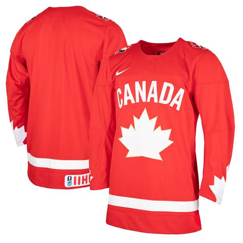 men's nike red hockey canada - team replica jersey|hockey canada gear.